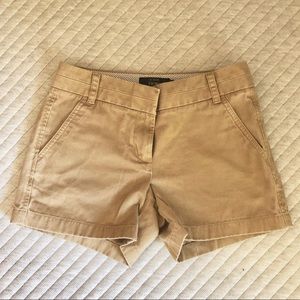 DONATED - J. Crew 4” chino shorts Size 0 Khaki